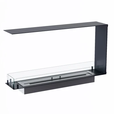 Foco Room Divider 1000 Slim  Foco Room Divider 1000 Slim - 3-sided built-in Bioethanol Fireplace