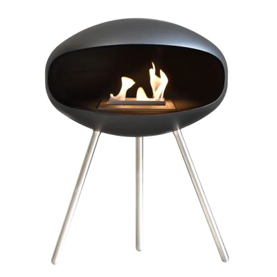 Free-standing Terra in black matte  Cocoon Terra in black