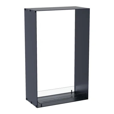 Foco Two 800 Tall two-sided see-through built-in bioethanol fireplace Foco Two 800 Tall two-sided see-through built-in bioethanol fireplace