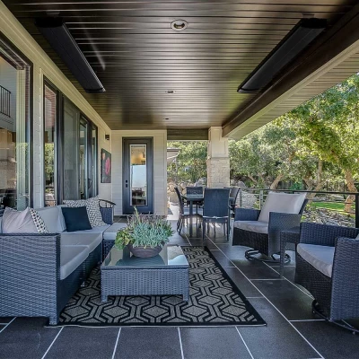 Heation Heatbar Pro 2400 infrared patio heater with remote control and wi-fi control Heation Heatbar Pro 2400 infrared patio heater with remote control and wi-fi control