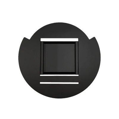 Black Mounting Plate for A Cocoon Burner Black Mounting Plate for A Cocoon Burner