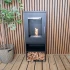 Cheyenne freestanding bioethanol fireplace in wood-burner stove style