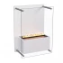 Yosemite White Water Vapor Fireplace - Wall-Mounted Opti-myst Fireplace with Large Glass Front