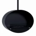 Halifax Black Oval Suspended Bioethanol Fireplace 80 cm