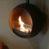 Edmonton Suspended bioethanol fireplace