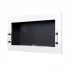 Texas bioethanol fireplace - white wall mounted bioethanol fireplace with safety glass