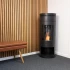 Washington - Black bioethanol wood-burning stove