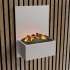 ScandiFlames Electric Brekke White steam fireplace