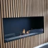 Foco One 1000 - Modern built-in bioethanol fireplace insert with a one-sided open design