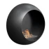 ScandiFlames Wall-mounted bioethanol fireplace with curved edges and a diameter of 60 cm