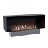 Foco One 1500 built-in bioethanol fireplace to be placed underneath a TV