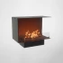 Foco Corner Right 800- Right sided corner bioethanol fireplace