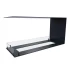 Foco Room Divider 1000 - 100 cm wide room divider bioethanol fireplace