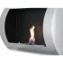 Ocean - Bioethanol wall fireplace in steel with a length of 60 cm