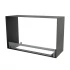 Foco Two 800 Medium 2-sided built-in bioethanol fireplace