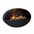 ScandiFlame Electric Kjos - Black Wall-Mounted Opti-myst Fireplace