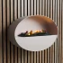 ScandiFlame Electric Kjos - White Wall-mounted Opti-myst Fireplace