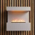 ScandiFlame Electric Late - White Wall-Mounted Opti-myst Fireplace