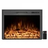 ScandiFlames Electric Pyrope 77 cm Fireplace Insert for Wall Mounting or Old Fireplace