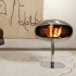 Cocoon Pedestal bio fire in steel 