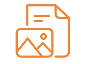 Documentation icon orange